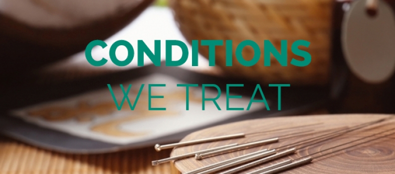 CONDITIONS TREATED AT RE-BALANCED ACUPUNCTURE & NUTRITION IN THE HAGUE